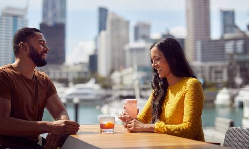 Christmas catch ups on the waterfront