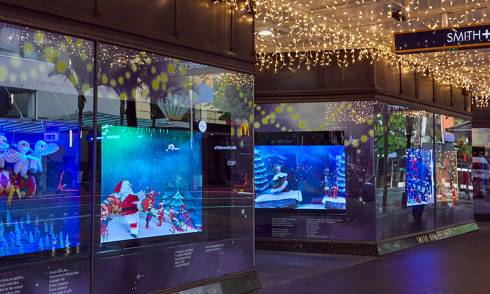 Smith & Caughey's Christmas windows 