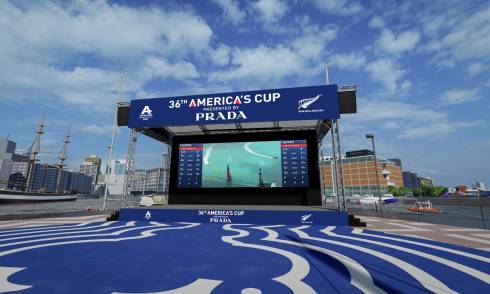 Americas Cup Race village