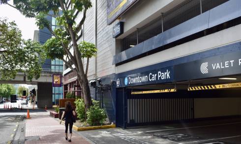 Downtown car park