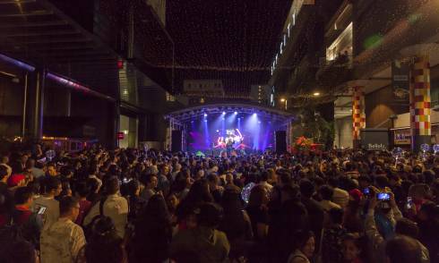 SkyCity street party