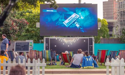 Aotea Square - digital screen