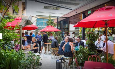 People dining in Pilkingtons Restaurant 