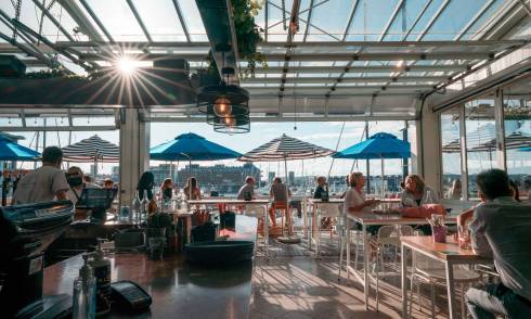 Dr Rudi's bar rooftop