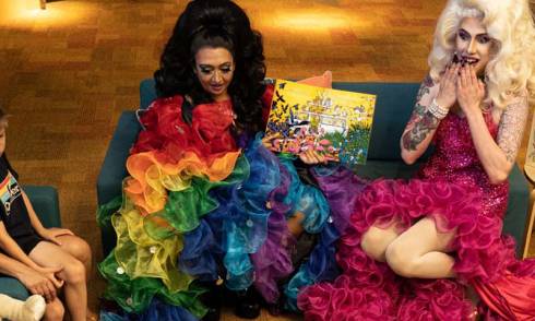 Rainbow Storytime banner 