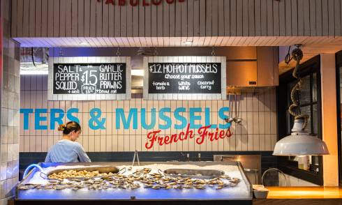 Fresh mussels