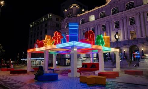 Christmas pavilion