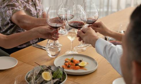 Wine tasting at FISH Restaurant 