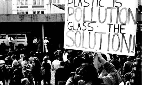 Protest -save our milk bottles campaign