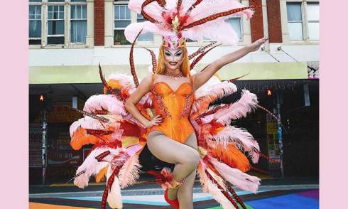 Drag brunch at Palmer Bar 