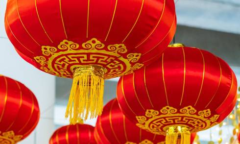 Lunar New Year lanterns 