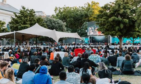 Aotea Square outdoor cinema 