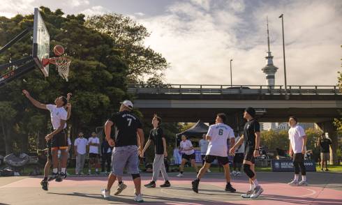Anzac day basketball