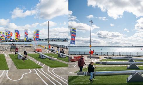 The Pocket Park at Hobson Wharf