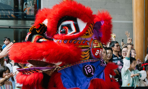 art gallery lion dance image LNY25