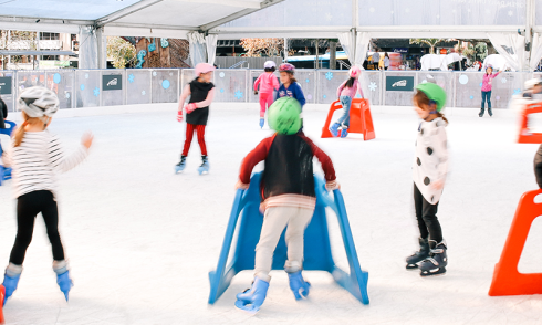 Aotea Ice rink helmets