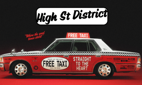 taxi high st banner