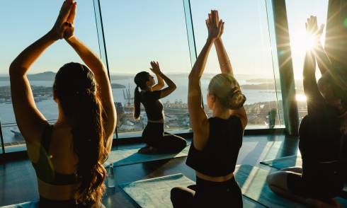 Yoga in the Sky