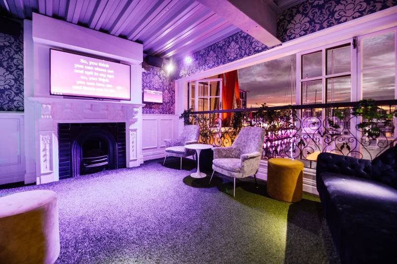 Media Name: Holey-moley-karaoke-room-2.jpg