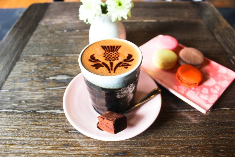 Coffee on a table