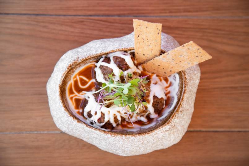Food on table 