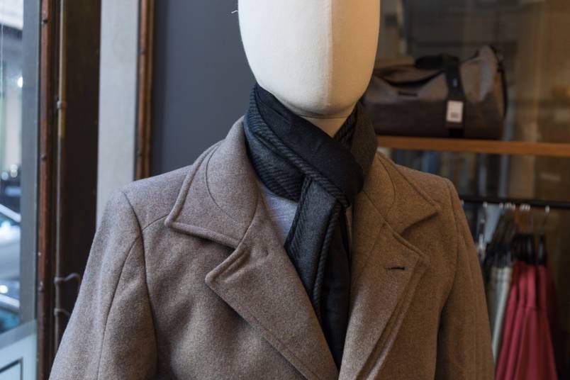 Scarf on Mannequin