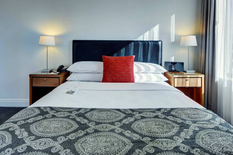 Bedroom of suite