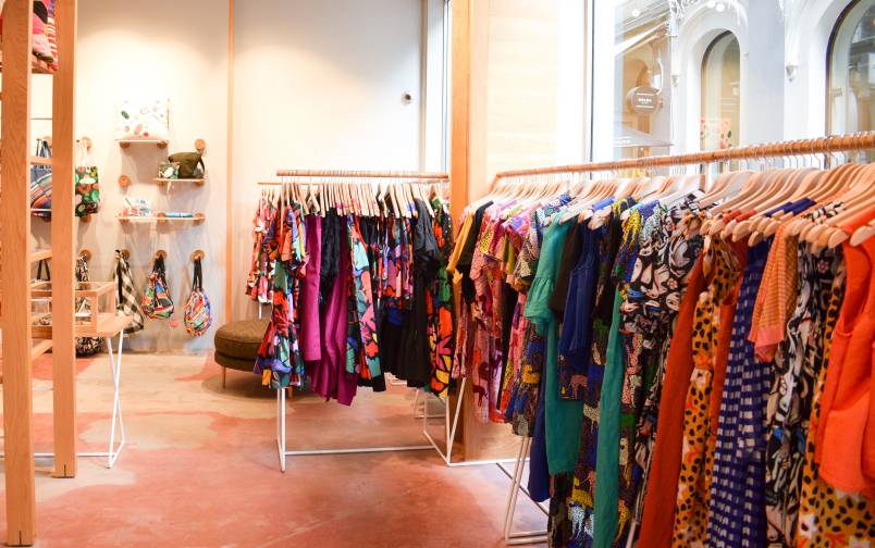 Gorman dresses on display