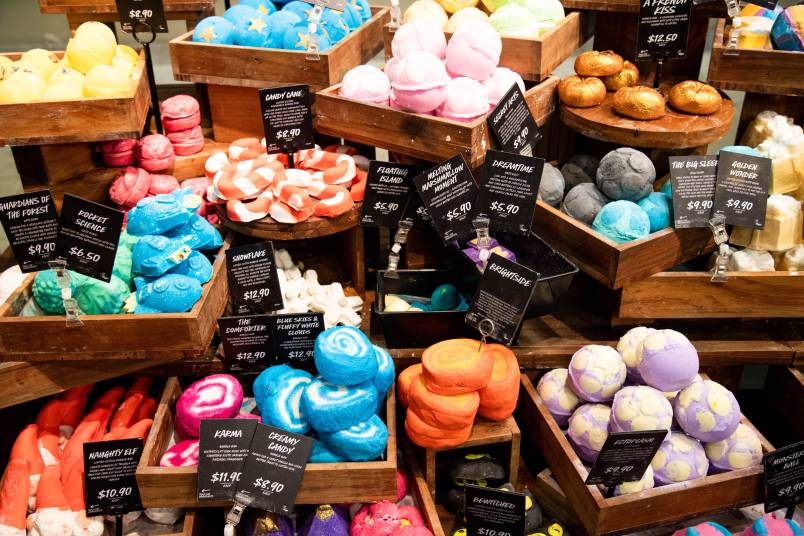 Bath water soaps