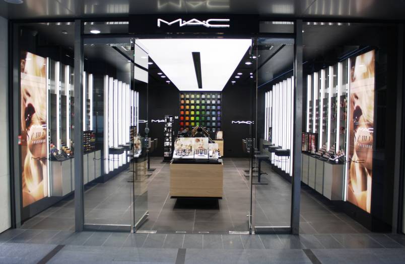 M.A.C makeup storefront 