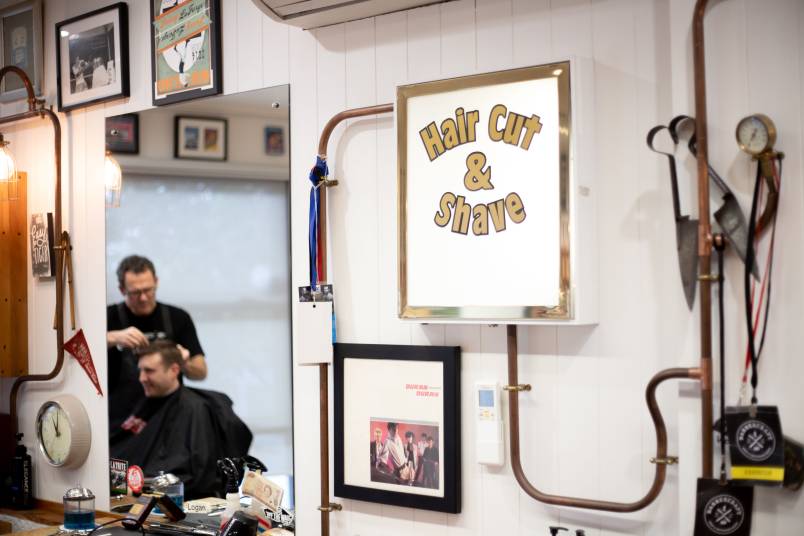 Barbershop ornaments
