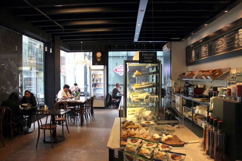 Interior of eatery