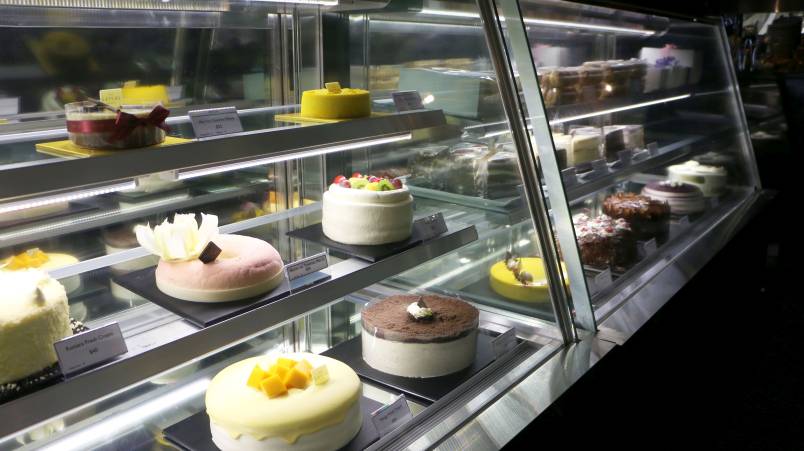 Cakes in the window