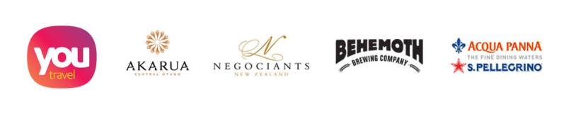 Dirty Candy sponsor logos Chef Dining 2019