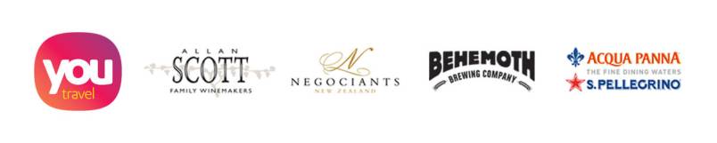 Roots sponsor logos Chef Dining 2019