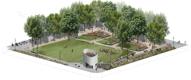Artist's Impression of Amey Daldy Park