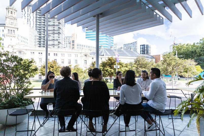 The terrace cafe