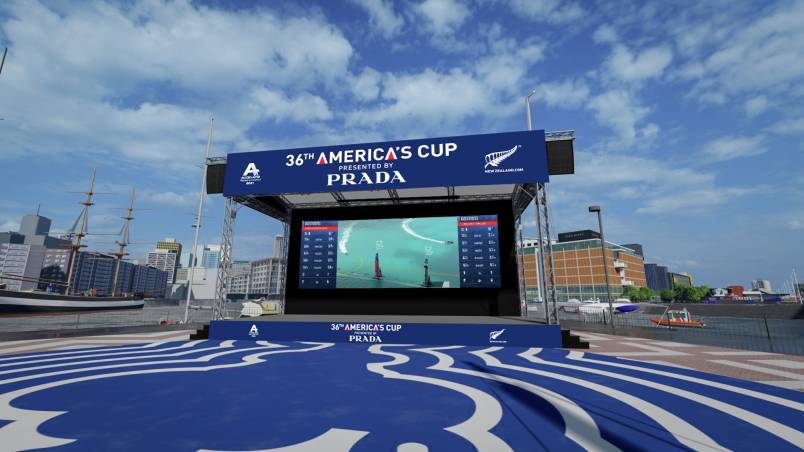 Americas Cup Race village