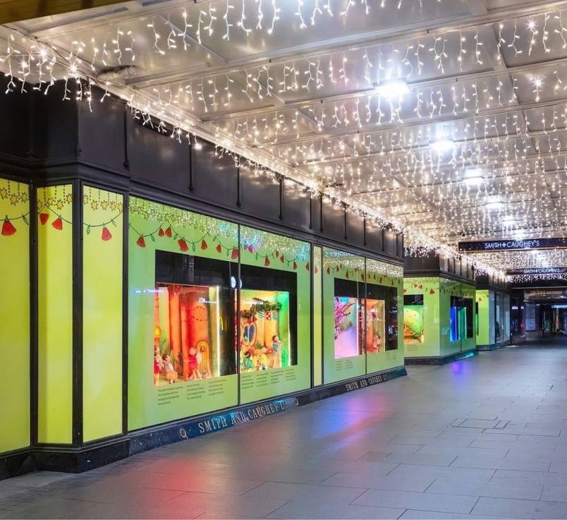 Smith & Caughey's Christmas windows 