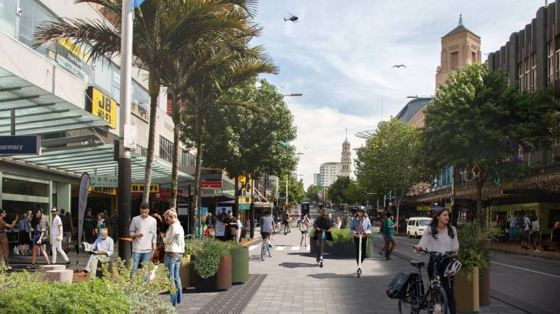 Queen Street pathways 