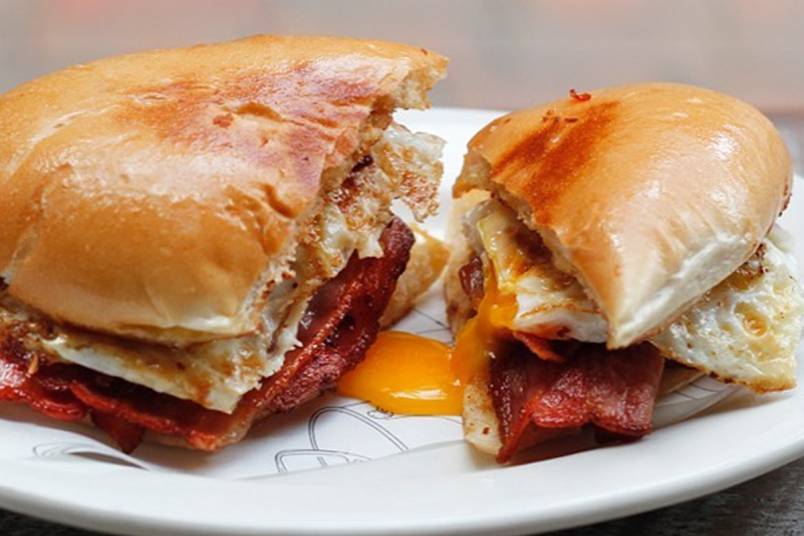 Bacon and egg doona 