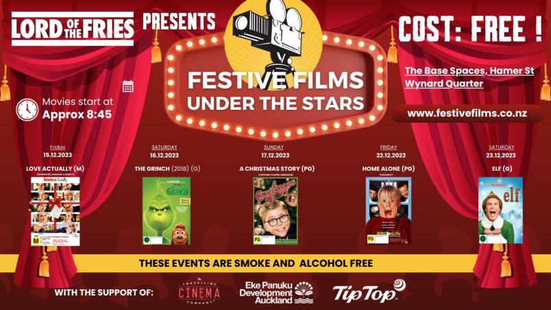 Festive Films Under The Stars - films