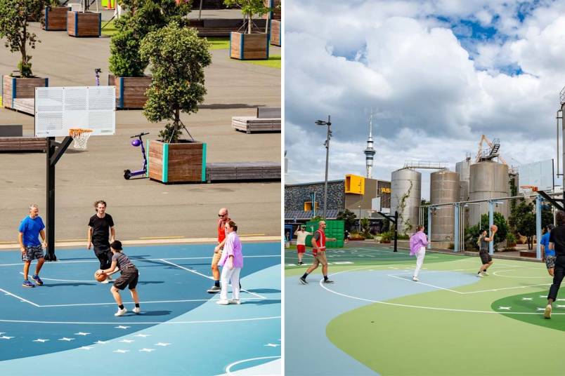 Wynyard Quarter outdoor courts