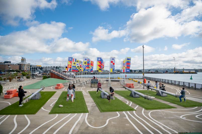 The Pocket Park at Hobson Wharf