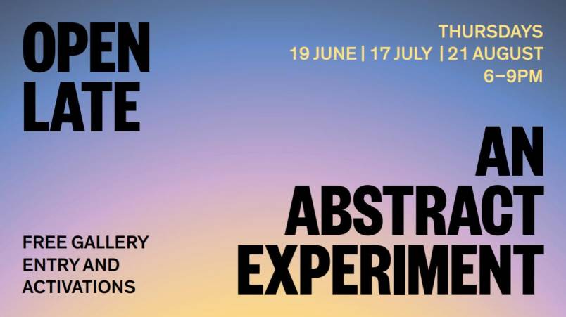 Open Late: An Abstract Experiment
