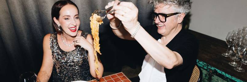 Pasta with Sean Conolly and Emilie Pullar 