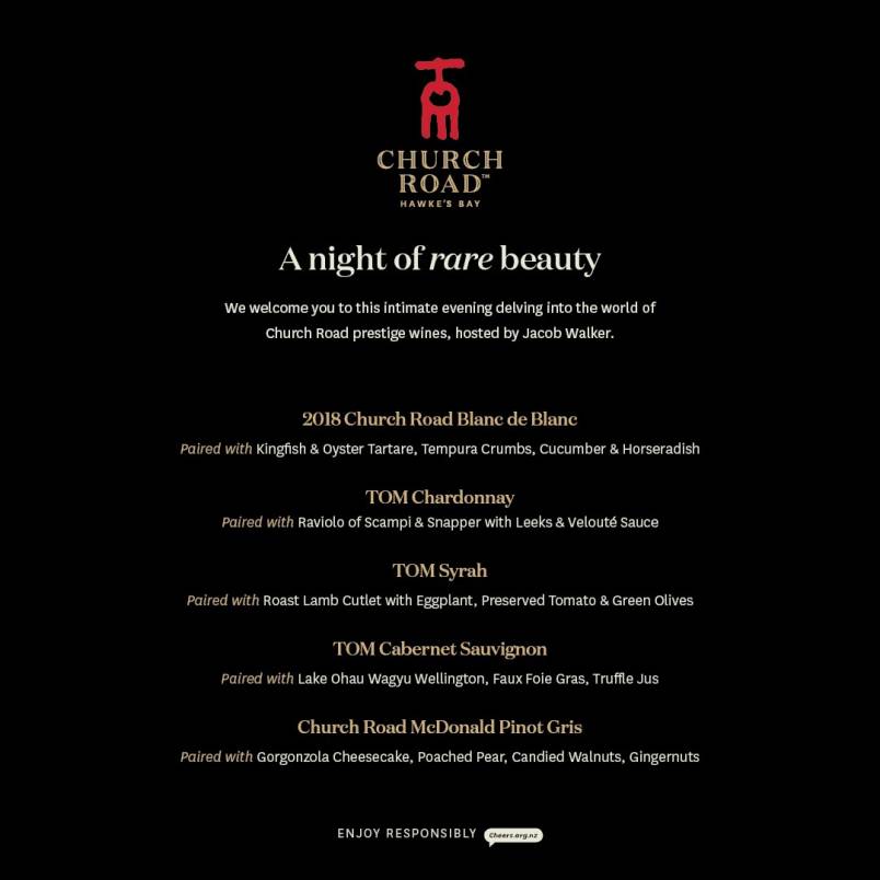 Harbourside TOM dinner