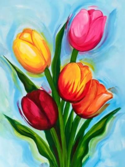 Paint and Sip - Tulips